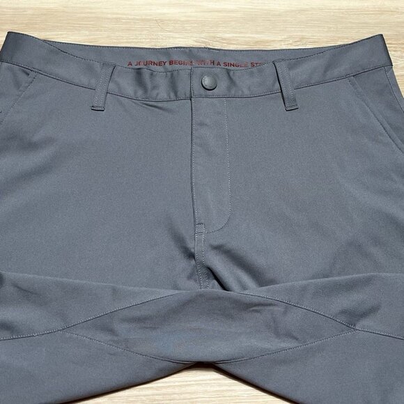 Rhône Gray Slim Fit Commuter Pants - Men’s 33 X 28 - Picture 4 of 15